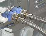 Stainless-steel washing machine hoses